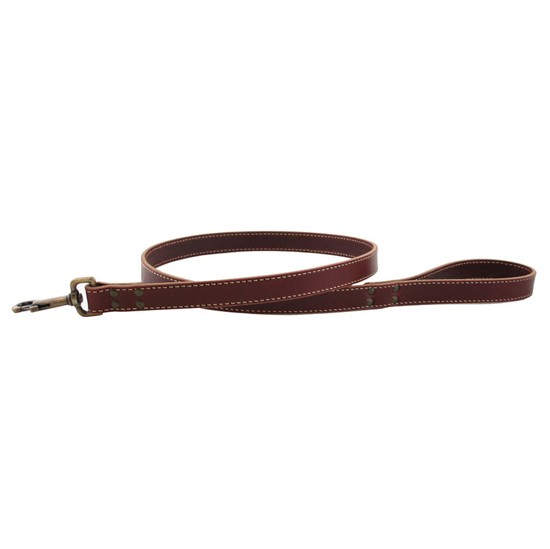 Heirloom Full Grain Bridle Leather Leash - Flying Dog Collars