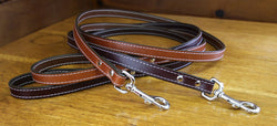 Bridle Leather Leash - Flying Dog Collars