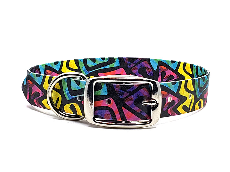 Psychedelic Tribal No-Stink No-Stink Waterproof Collar