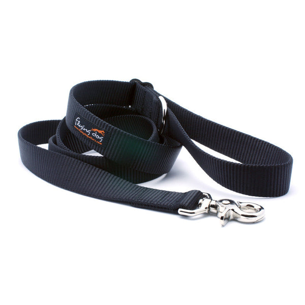 Heavy Duty Adjustable Handle Webbing Leash - Flying Dog Collars