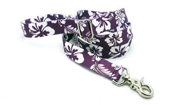 Hawaiian Purple Adjustable Handle Leash