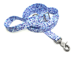 Lavender Mosaic Polyester Webbing Adjustable Handle Leash